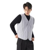 Polyester Slim & Plus Size Men Vest & thick fleece & thermal Solid PC