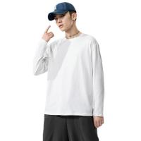 Cotton Plus Size Men Long Sleeve T-shirt & loose Solid PC