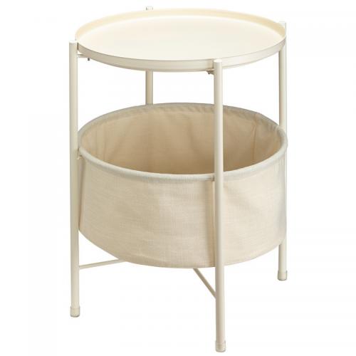 Cloth & Iron Side Table durable & double layer PC