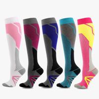 Nylon Unisex Knee Socks & sweat absorption & anti-skidding printed striped Lot