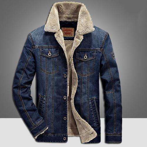 Polyester & Cotton Men Jacket fleece Solid PC