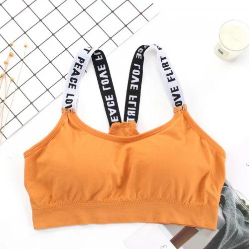 Polyester Push Up Sport Bra sweat absorption & breathable letter : PC