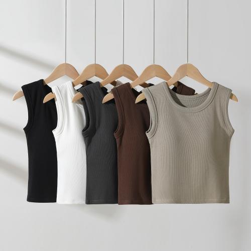 Cotton with bra & Soft & Slim Tank Top Solid PC
