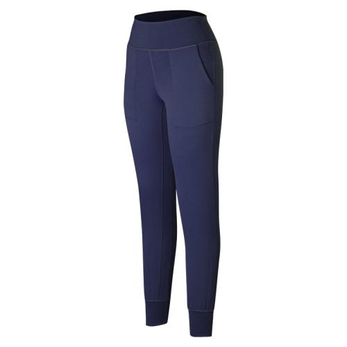 Polyamide Quick Dry Women Sports Pants & skinny & with pocket stretchable Solid PC