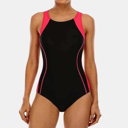 Polyester Plus Size One-piece Swimsuit printed PC