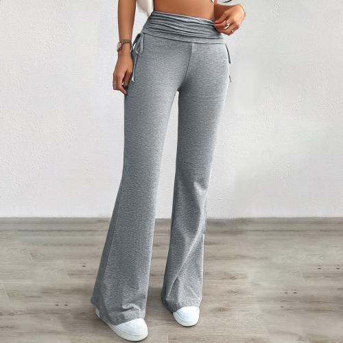 Viscose Fiber Slim Women Long Trousers & breathable Solid PC