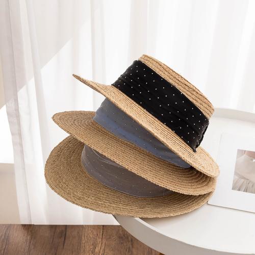 Rafidah Grass Easy Matching Sun Protection Straw Hat sun protection & breathable PC