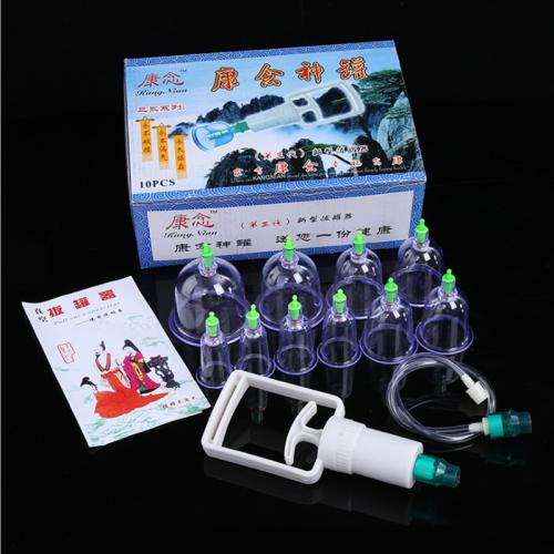 Plastic Cement Cupping Massager multiple pieces Set