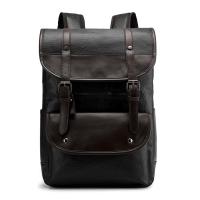 PU Leather Backpack large capacity & hardwearing & breathable PC
