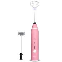 Engineering Plastics & Stainless Steel Electric Milk Bubble Maker portable & with USB interface & two piece milk frother & eggbeater & USB wire Set