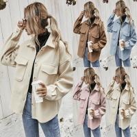 Polyester Women Coat thicken & loose Solid PC