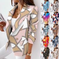Polyester Women Suit Coat printed PC
