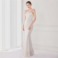 Polyester Long Evening Dress backless Sequin PC