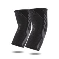 Polyester Elbow Pads hardwearing & flexible plain dyed Solid black : PC