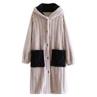 Polyester Couple Robe thicken & thermal Solid PC