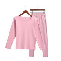 Spandex & Polyester Women Thermal Underwear Sets & thermal plain dyed Solid Set