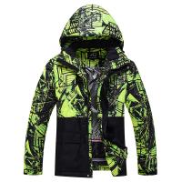 Polyester windproof Men Coat & thermal printed PC