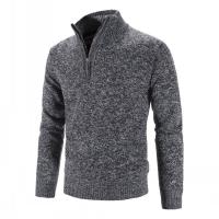 Polyester Plus Size Man Knitwear & thick fleece & loose Solid PC