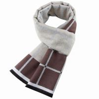 Cotton Men Scarf thermal jacquard Solid PC