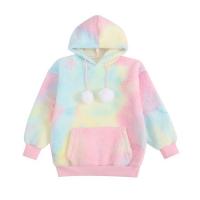Polyester With Siamese Cap Children Sweatshirts Solid multi-colored PC