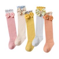 Combed Cotton Children Stocking flexible & sweat absorption knitted Solid Pair