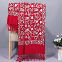 Polyester Women Scarf thicken & thermal embroidered PC