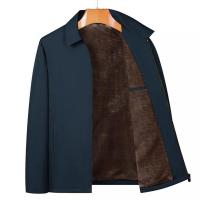 Polyester Plus Size Men Coat & thermal Solid PC