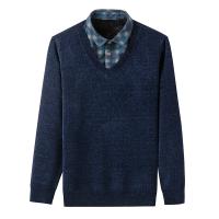 Polyester Slim Men Sweater knitted Solid PC