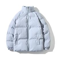 Polyester Men Parkas & thermal patchwork Solid PC