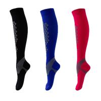 Nylon Women Knee Socks & sweat absorption & breathable knitted Solid Lot