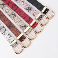 PU Leather Easy Matching Fashion Belt snakeskin pattern PC