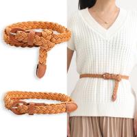 Wax Rope Easy Matching Fashion Belt weave Solid PC