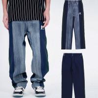 Polyester Men Jeans & loose embroidered PC