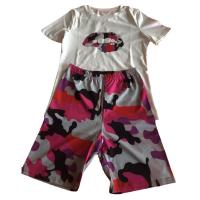 Polyester Women Casual Set two piece & breathable camouflage PC