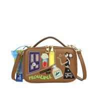 PU Leather Easy Matching Shoulder Bag durable & hardwearing & attached with hanging strap Cartoon PC