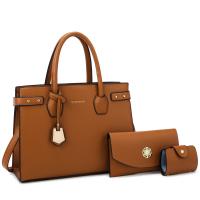 PU Leather Easy Matching Bag Suit Lichee Grain PC