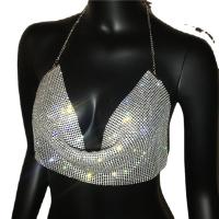 Metal Camisole backless & with rhinestone Solid : PC