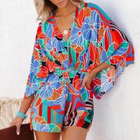 Polyester Women Romper & loose printed PC