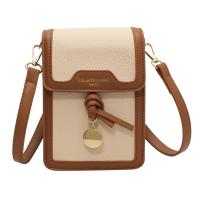 PU Leather Easy Matching Cell Phone Bag Lichee Grain PC
