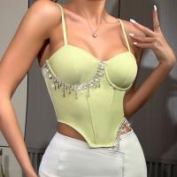 Spandex & Polyester Camisole & skinny green PC