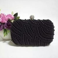 Plastic Pearl Box Bag Clutch Bag with chain PC