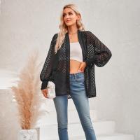 Polyester Women Cardigan see through look & slimming PC