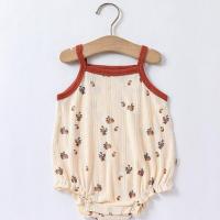 Cotton Baby Jumpsuit & loose & breathable patchwork PC