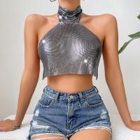 Aluminium Alloy Camisole backless & hollow silver : PC