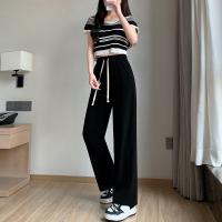Polyester Plus Size Women Long Trousers loose PC