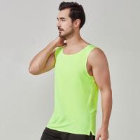 Polyester Quick Dry Athletic Tank Top & breathable Solid PC