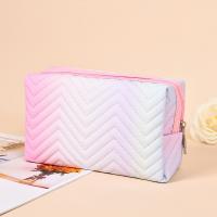 PU Leather Cosmetic Bag portable gradient PC