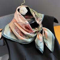 Natural Silk Easy Matching Silk Scarf breathable printed floral PC