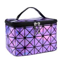 PU Leather Laser Cosmetic Bag portable PC