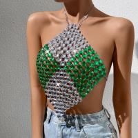 Resin Slim Camisole hollow white and green : PC